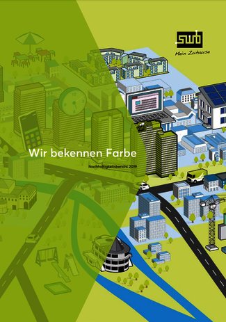  Vorderseite des Nachhaltigkeitsberichts 2019